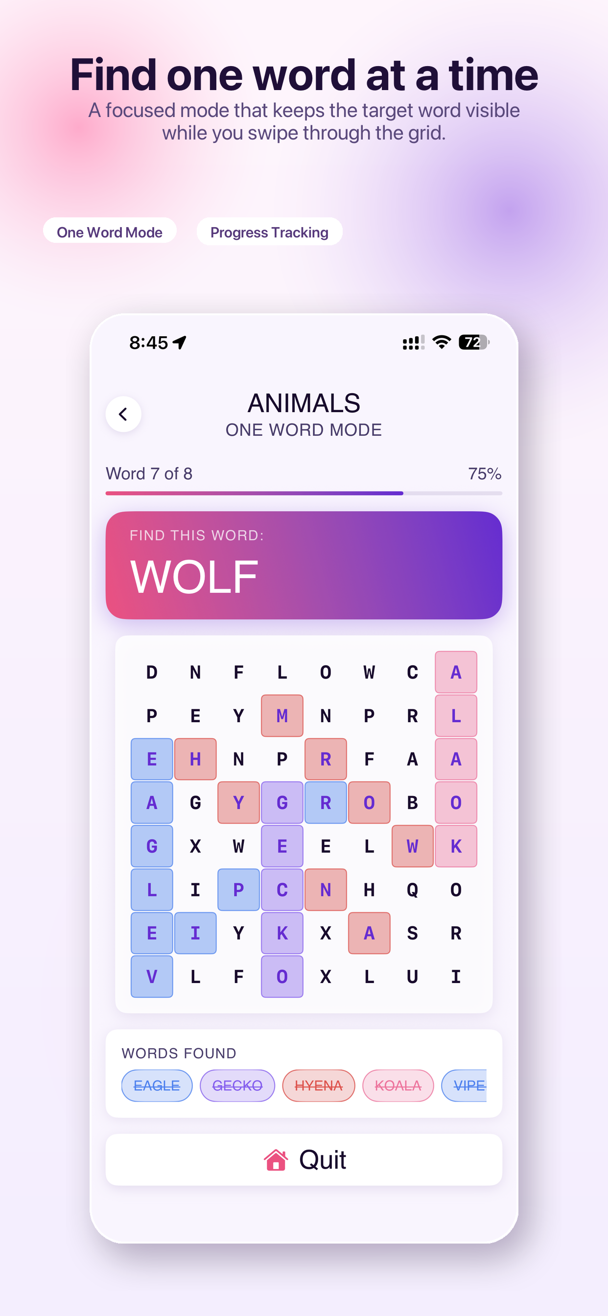 Word Search By Lily screenshot