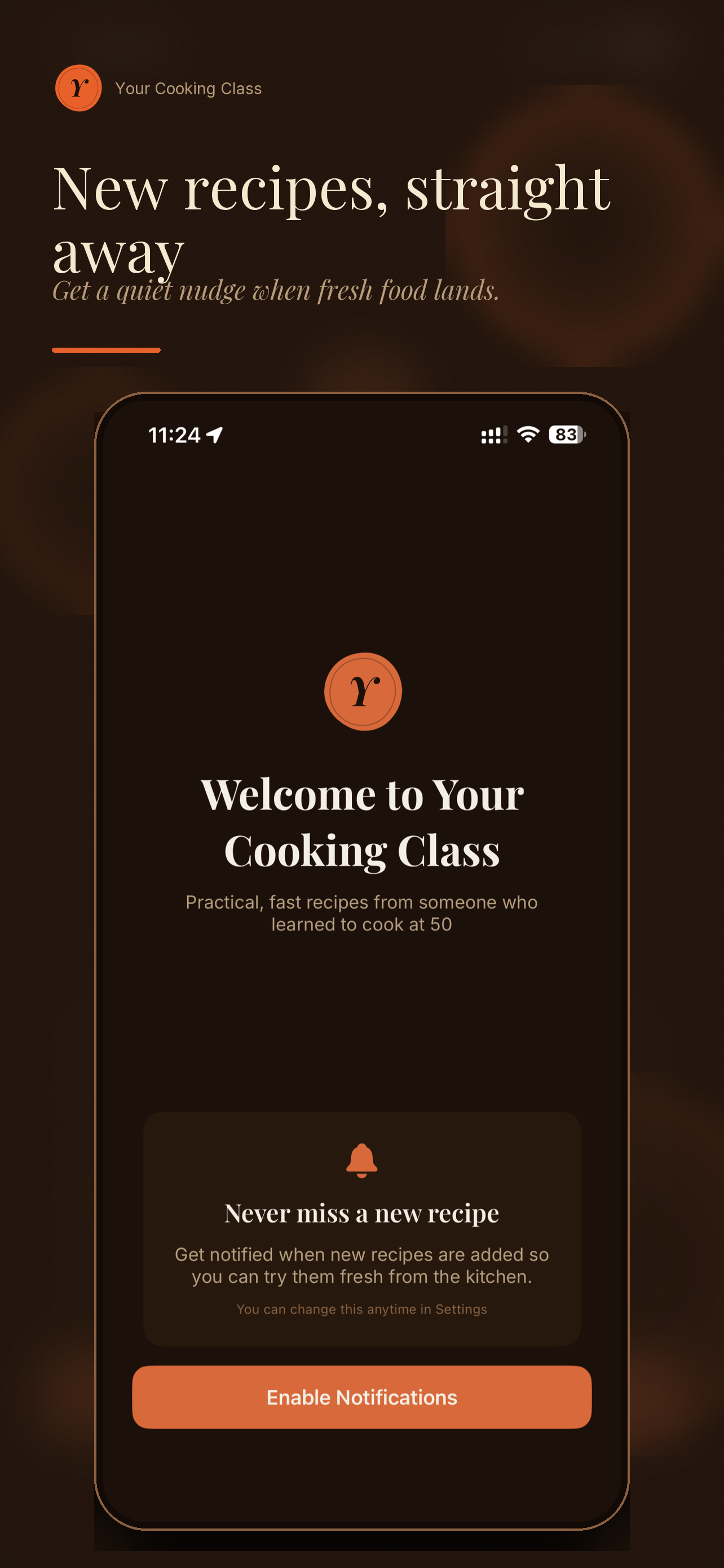 Your Cooking Class screenshot