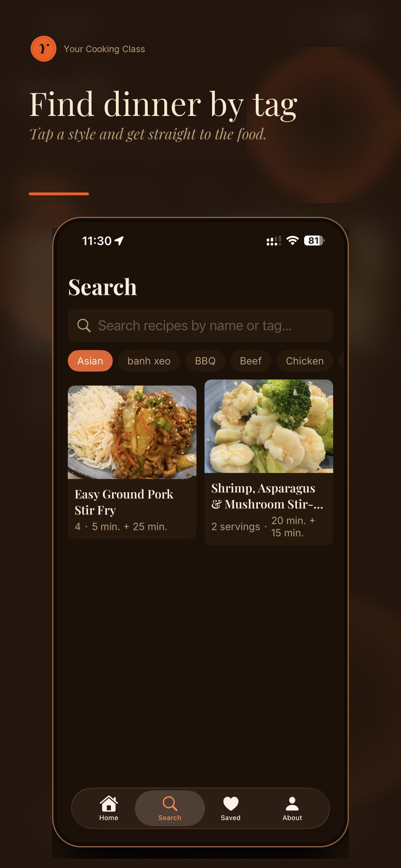 Your Cooking Class screenshot