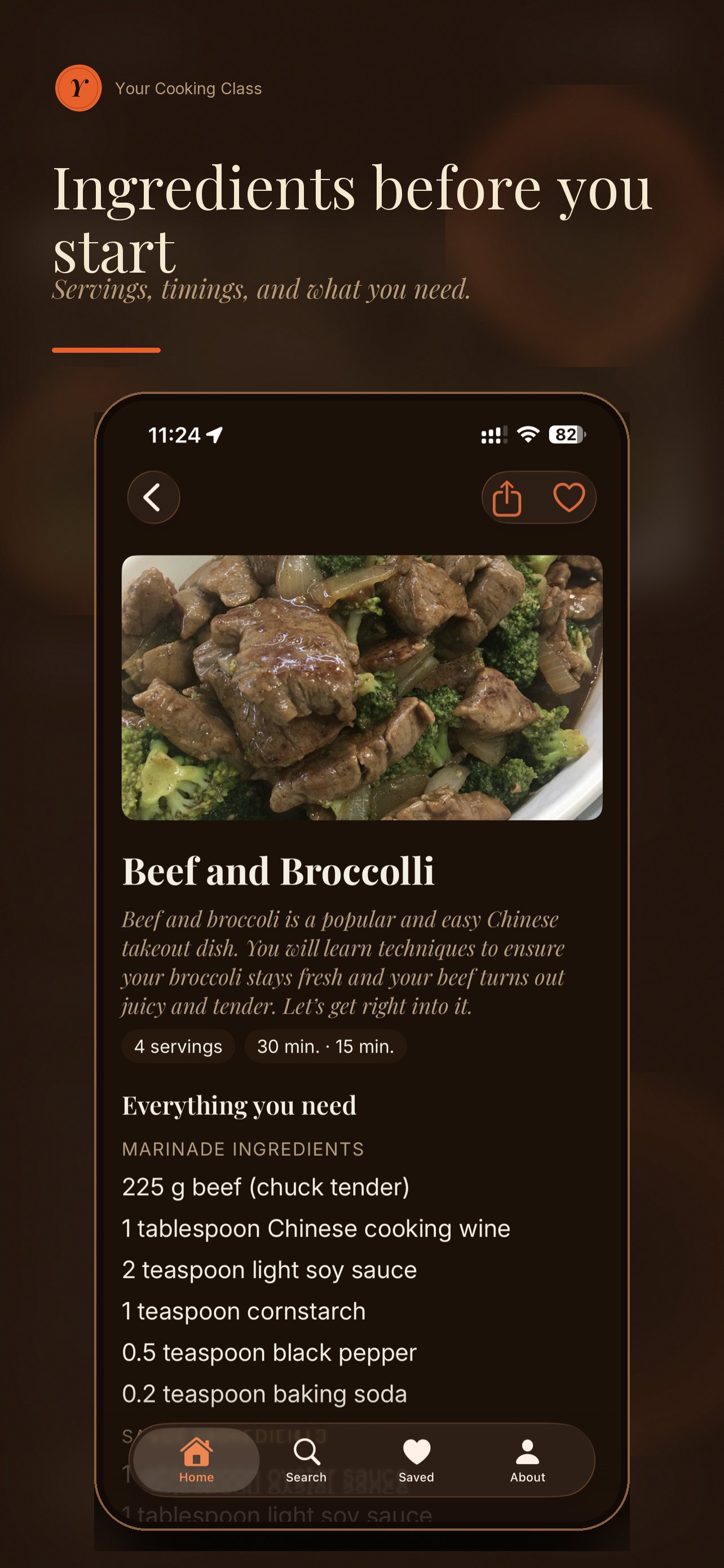 Your Cooking Class screenshot